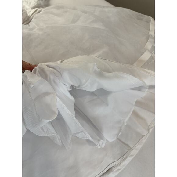 L'Etoile Designer Dress First Communion Flower Girls 8 Beaded Lace White Wedding - Picture 9 of 11